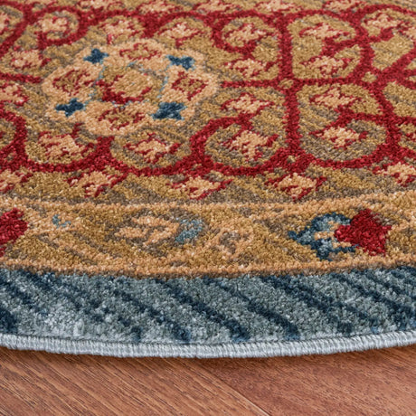 Safavieh Mahal 6'-7" x 6'-7" Rug in Navy / Red