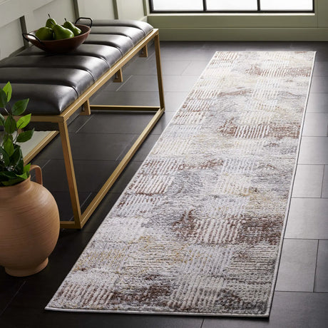 Safavieh Palma 2'-2" x 9'-0" Rug in Beige / Brown