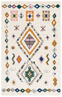 Safavieh Casablanca 4'-0" x 6'-0" Rug in Ivory / Green