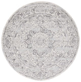 Safavieh Tulum 6'-7" x 6'-7" Rug in Ivory / Grey