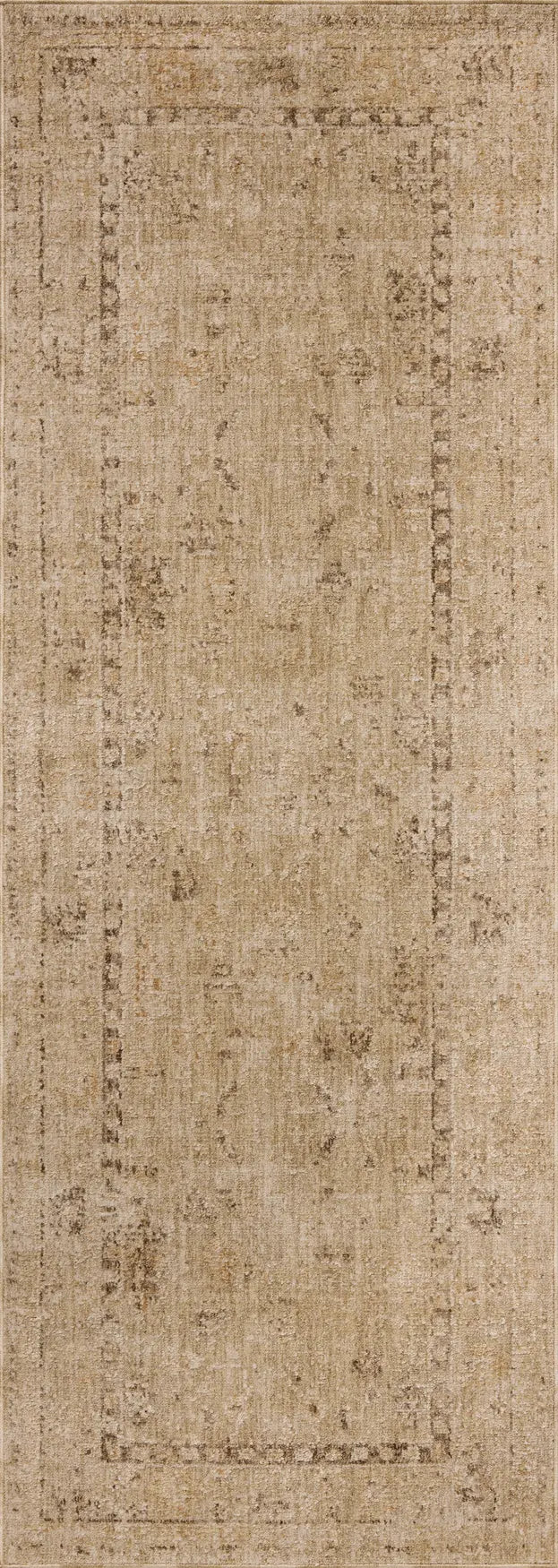 Loloi Willa WIA-08 Wheat / Natural Power Loomed Rug - runner flat