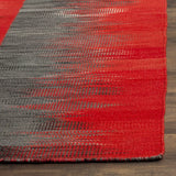 Safavieh Kilim 5'-0" x 8'-0" Rug in Red / Charcoal