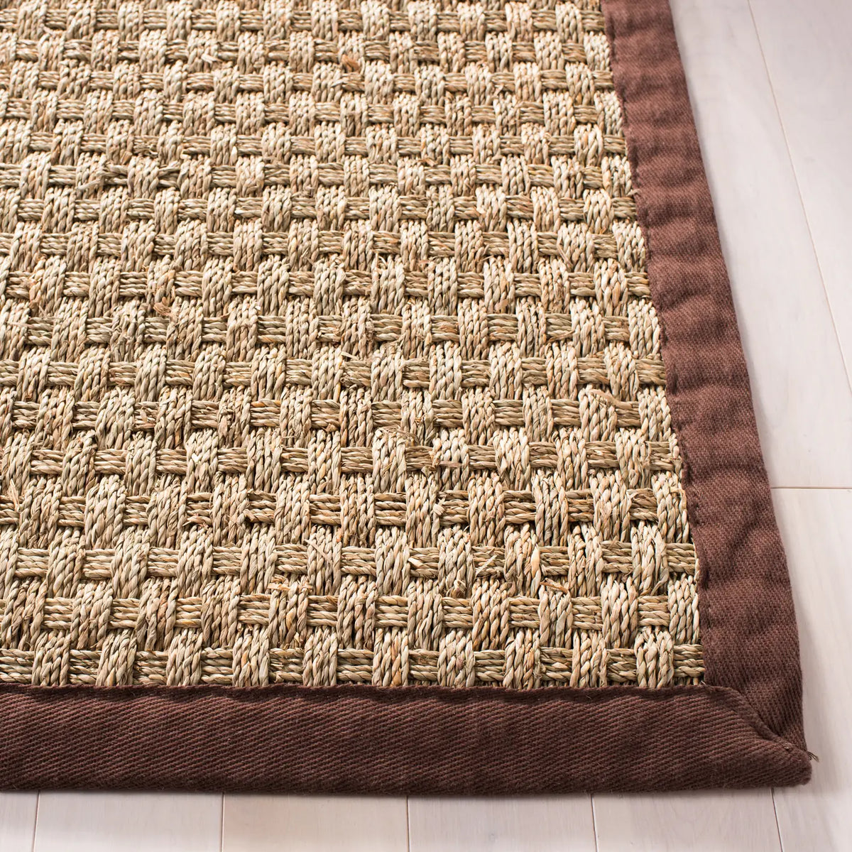 Safavieh Natural Fiber 5'-0" x 8'-0" Rug in Natural / Dark Brown