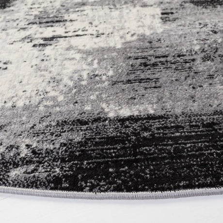 Safavieh Jasper 100 6'-7" x 6'-7" Rug in Black / Ivory