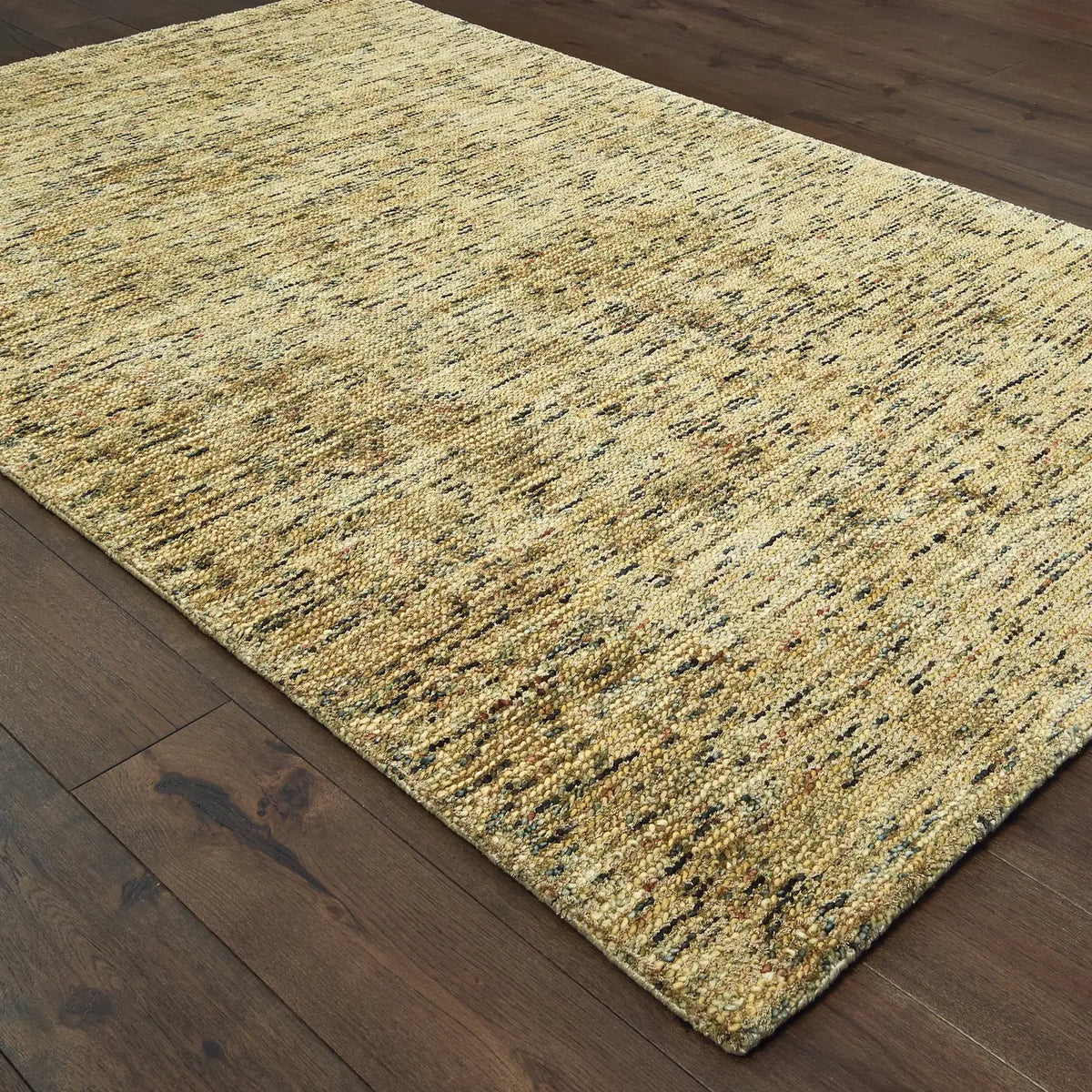 Oriental Weavers Sphinx Lucent 45906 Gold/ Green Rug - angle detail