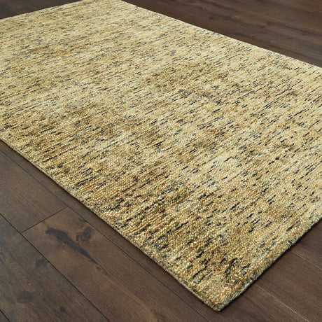 Oriental Weavers Sphinx Lucent 45906 Gold/ Green Rug - angle detail