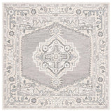 Safavieh Metro 6'-0" x 6'-0" Rug in Grey / Ivory