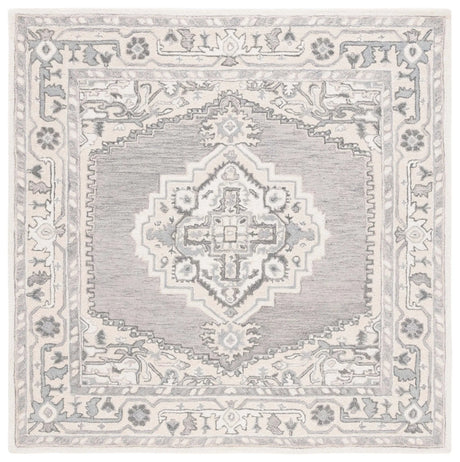 Safavieh Metro 6'-0" x 6'-0" Rug in Grey / Ivory