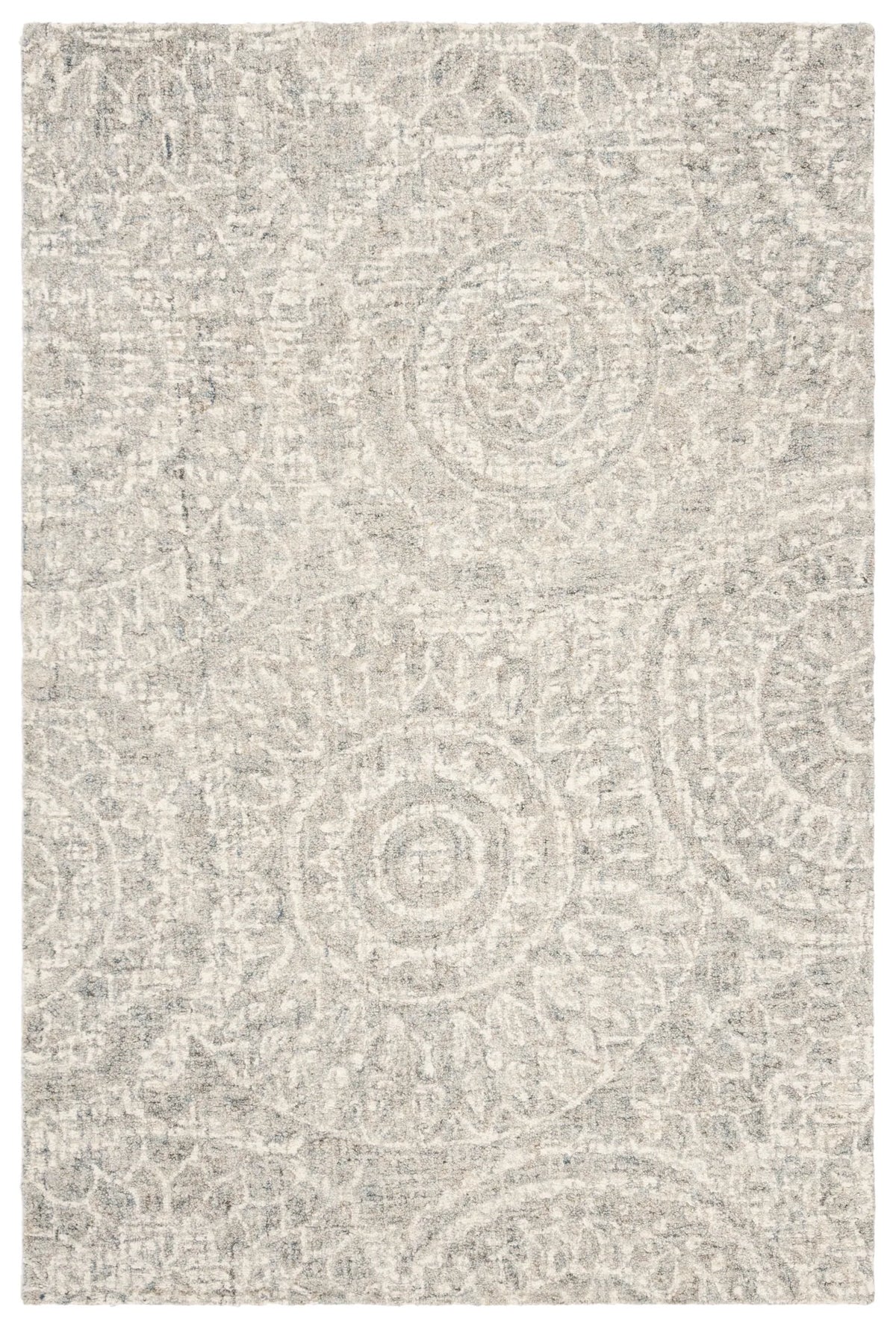 Safavieh Abstract 3'-0" x 5'-0" Rug in Ivory / Grey