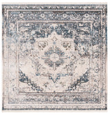 Safavieh Vintage Persian 5'-0" x 5'-0" Rug in Ivory / Blue