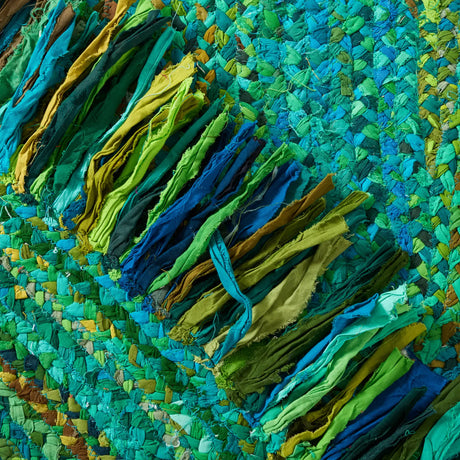 Safavieh Braided 5'-0" x 8'-0" Rug in Green