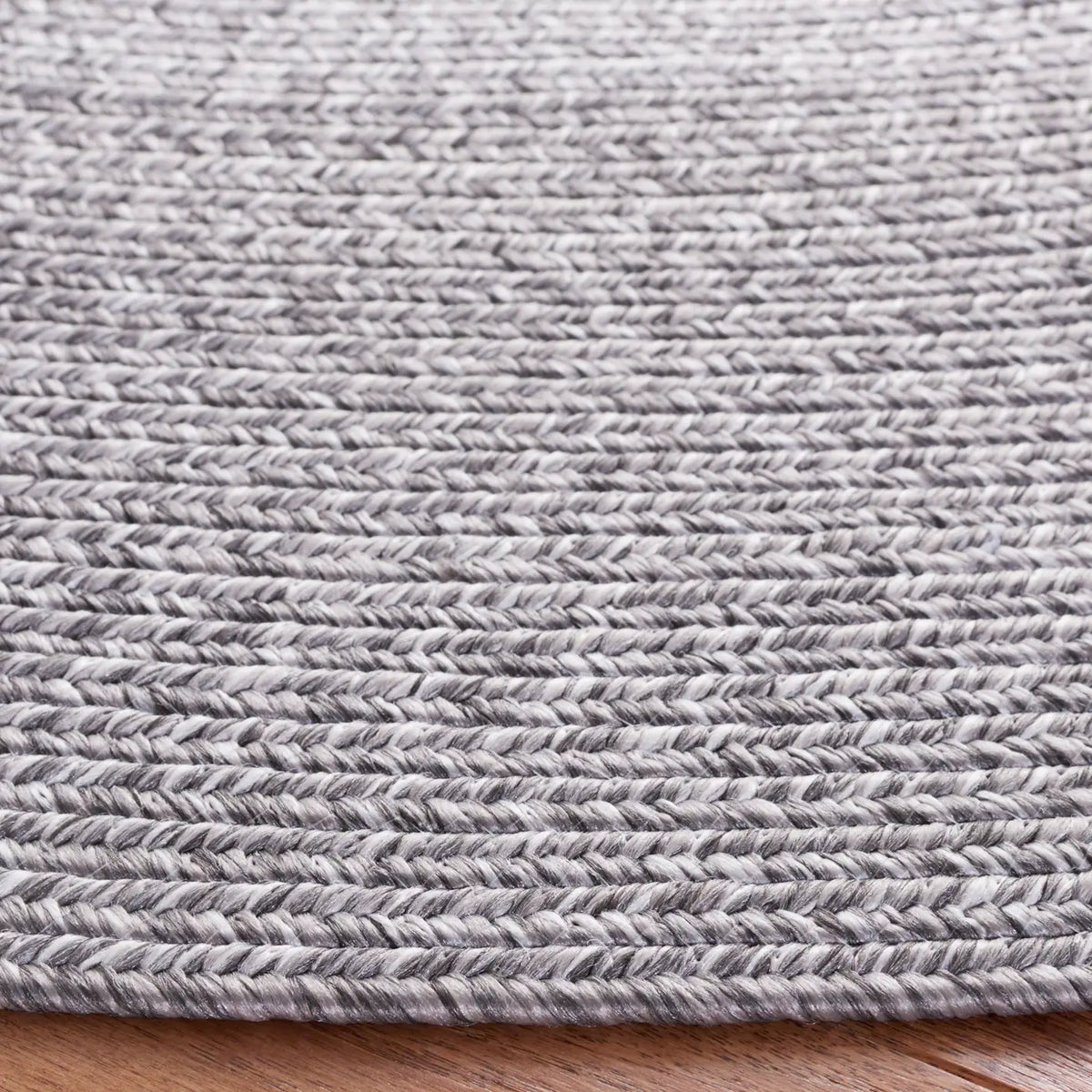 Safavieh Braided 5'-0" x 5'-0" Rug in Grey