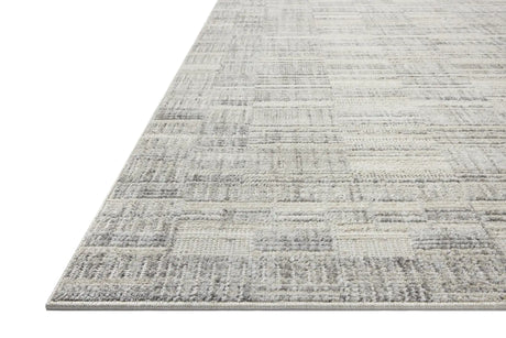 Loloi Roxie ROX-03 Contemporary Power Loomed Granite, Oatmeal Rug - rug corner