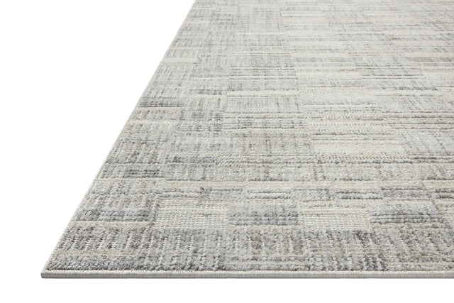 Loloi Roxie ROX-03 Contemporary Power Loomed Granite, Oatmeal Rug - rug corner