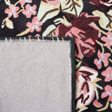 Safavieh Easy Care 4'-0" x 6'-0" Rug in Black / Pink