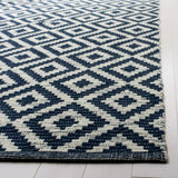 Safavieh Montauk 5'-0" x 8'-0" Rug in Navy / Ivory