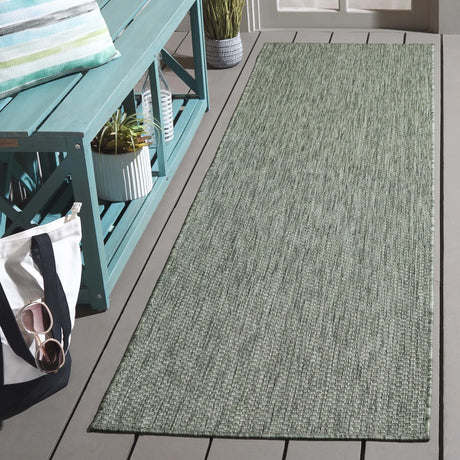 Safavieh Beach House 2'-2" x 8'-0" Rug in Green
