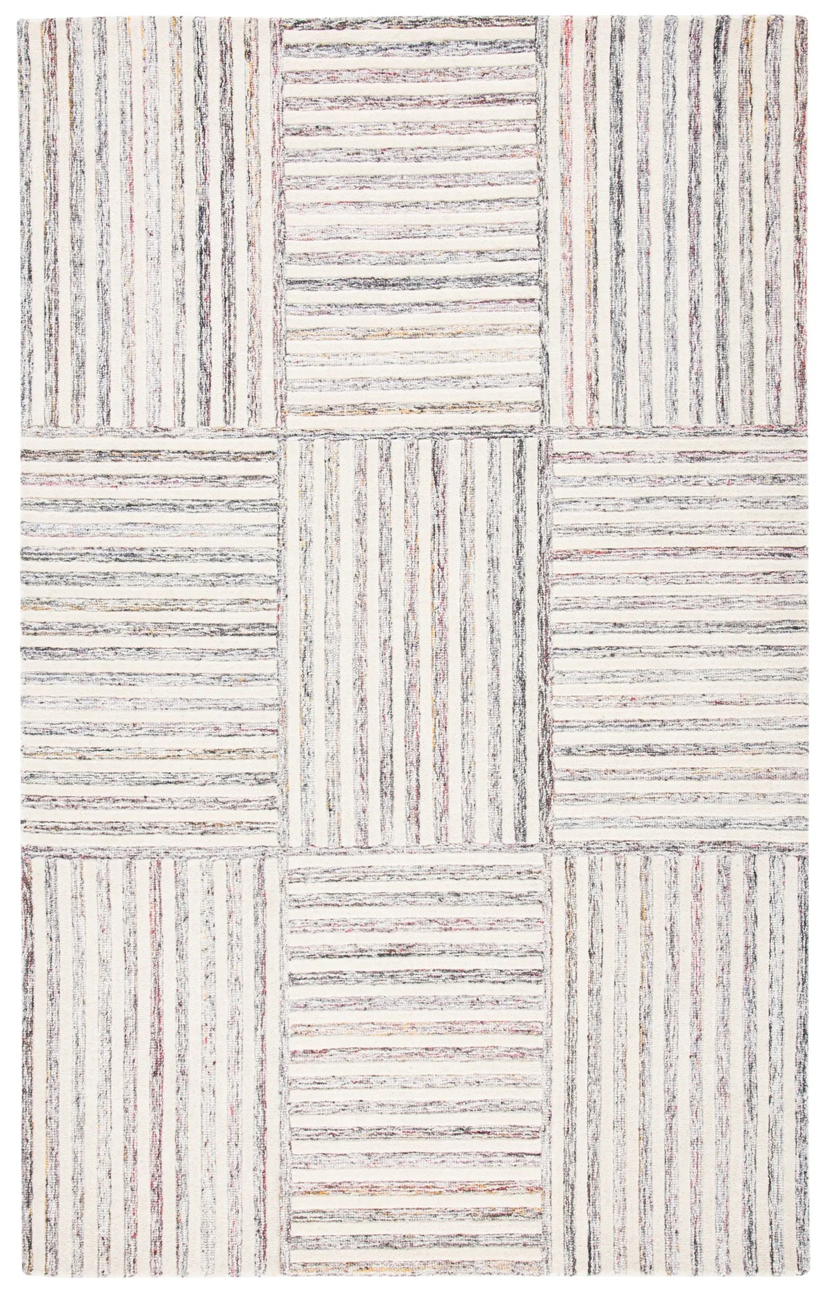 Safavieh Metro 4'-0" x 6'-0" Rug in Red / Ivory