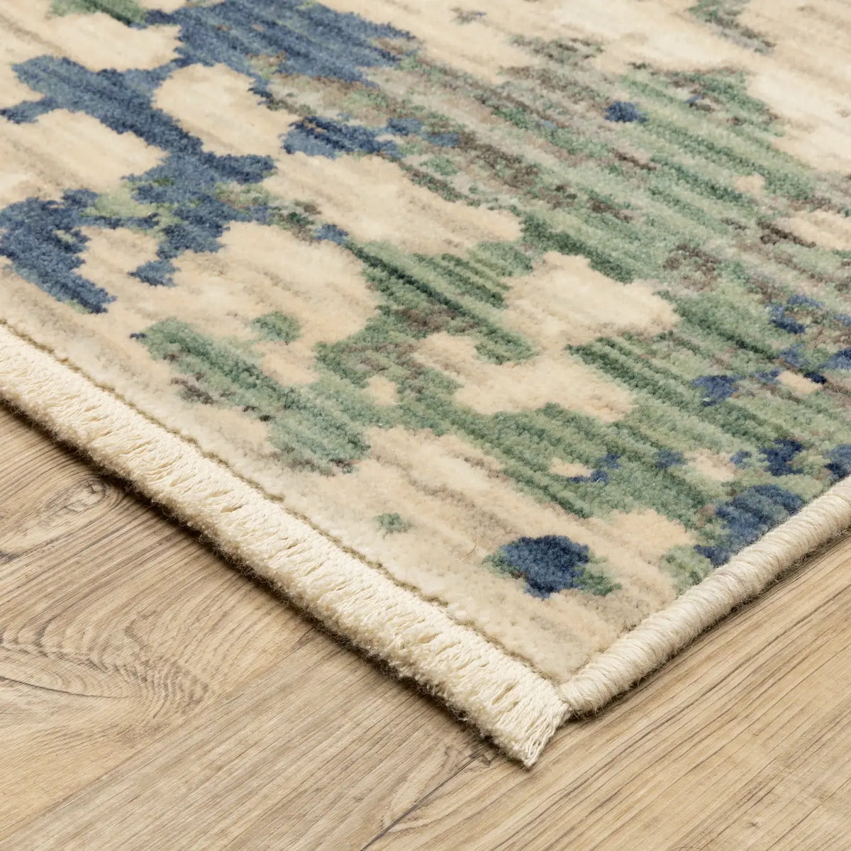 Oriental Weavers Sphinx SOLERI SOL08 Beige Abstract Rugs - corner detail