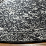 Safavieh Evoke 6'-7" x 6'-7" Rug in Charcoal / Ivory