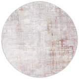 Safavieh Meadow 500 6'-7" x 6'-7" Rug in Light Grey / Pink
