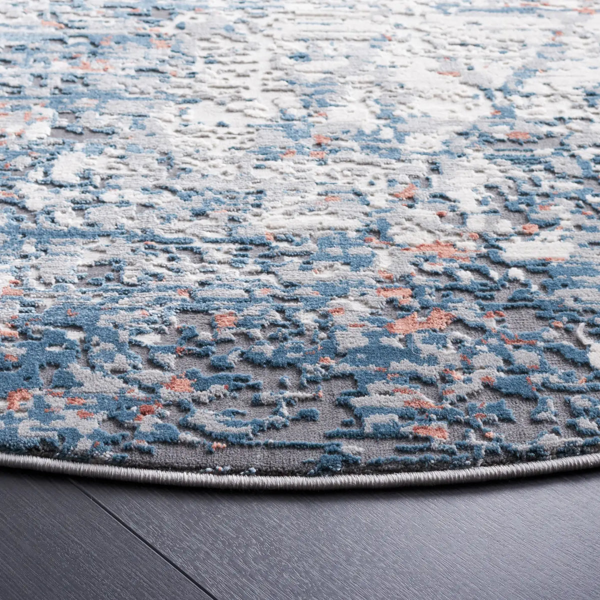 Safavieh Invista 6'-7" x 6'-7" Rug in Grey / Beige