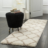 Safavieh Hudson Shag 2'-3" x 10'-0" Rug in Ivory / Beige