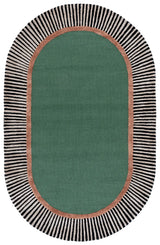 Safavieh Fifth Avenue 5'-0" x 8'-0" Rug in Green / Black