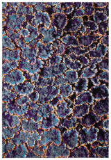 Safavieh Fiesta Shag 4'-0" x 6'-0" Rug in Turquoise / Multi
