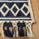 Safavieh Sahara 4'-0" x 6'-0" Rug in Blue / Beige