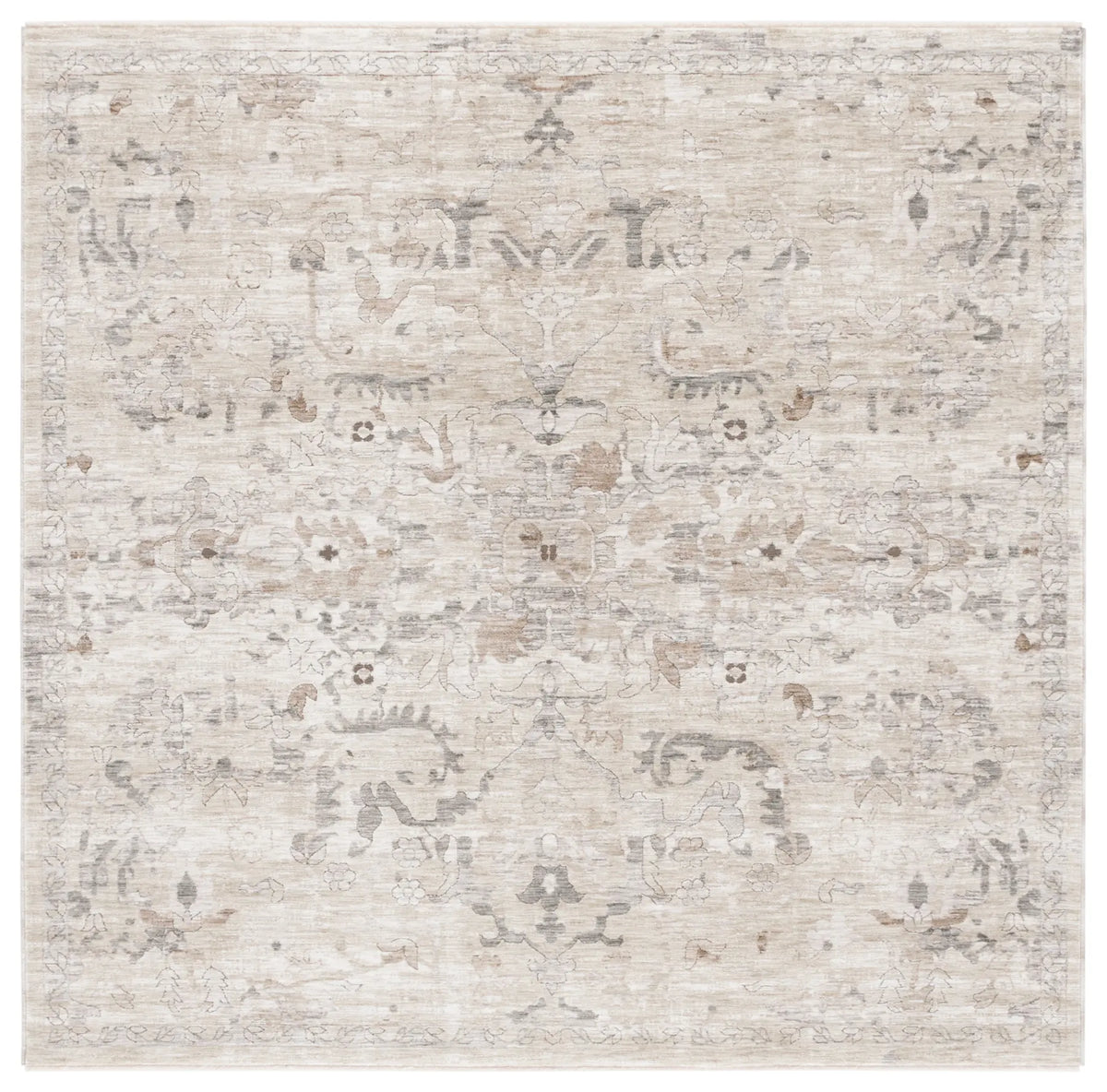 Safavieh Mason 100 6'-3" x 6'-3" Rug in Green / Beige