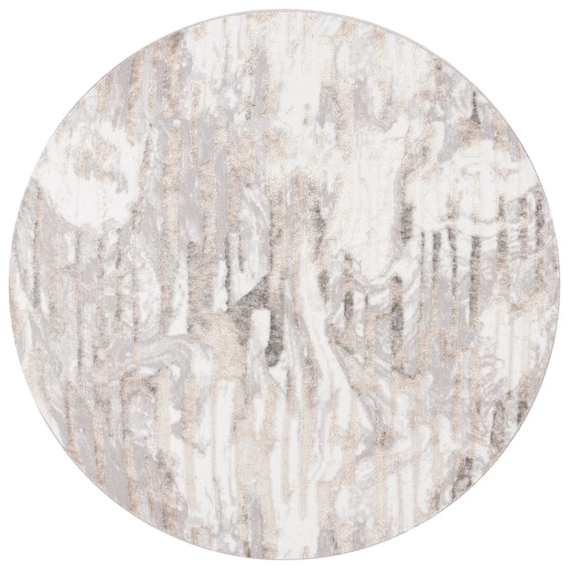 Safavieh Maya 6'-7" x 6'-7" Rug in Ivory / Grey Beige