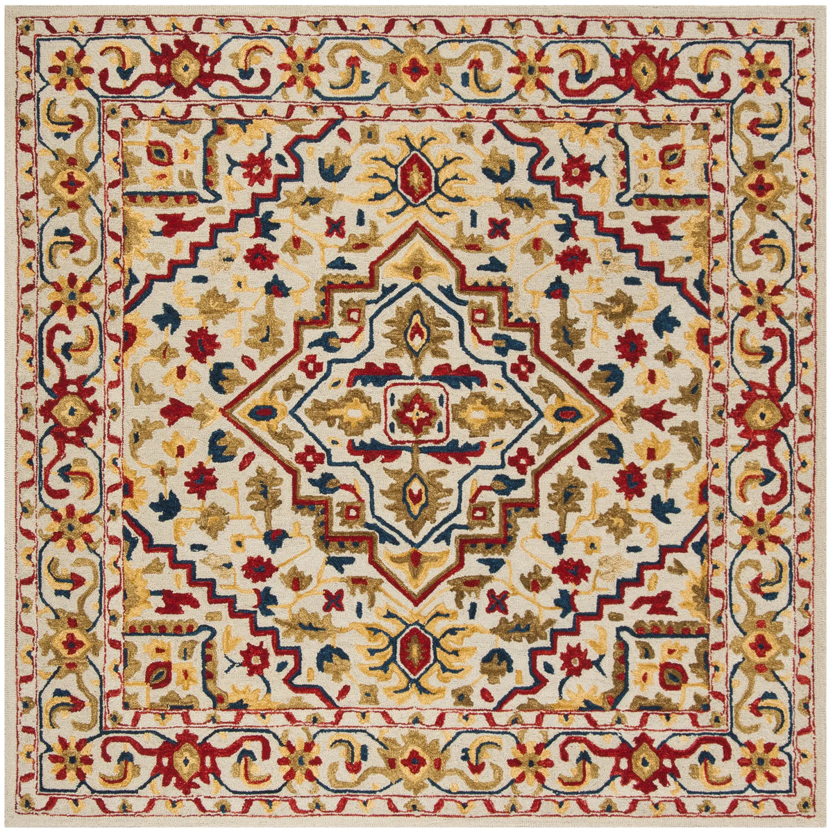 Safavieh Aspen 7'-0" x 7'-0" Rug in Ivory / Multi