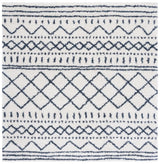 Safavieh Arizona Shag 6'-7" x 6'-7" Rug in Ivory / Slate