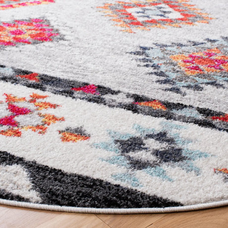 Safavieh Adirondack 6'-0" x 6'-0" Rug in Grey / Red