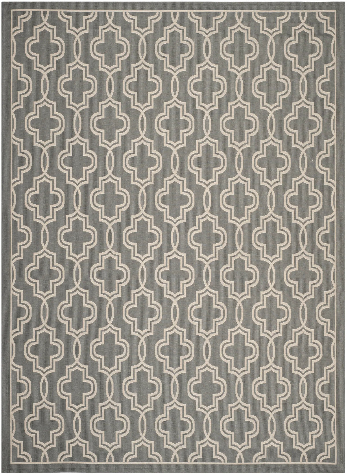 Safavieh Martha Stewart 6'-7" x 9'-6" Rug in Anthracite / Beige