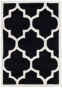 Safavieh Chatham 2'-0" x 3'-0" Rug in Black / Ivory