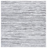 Safavieh Rumi Shag 6'-7" x 6'-7" Rug in Dark Grey / Ivory