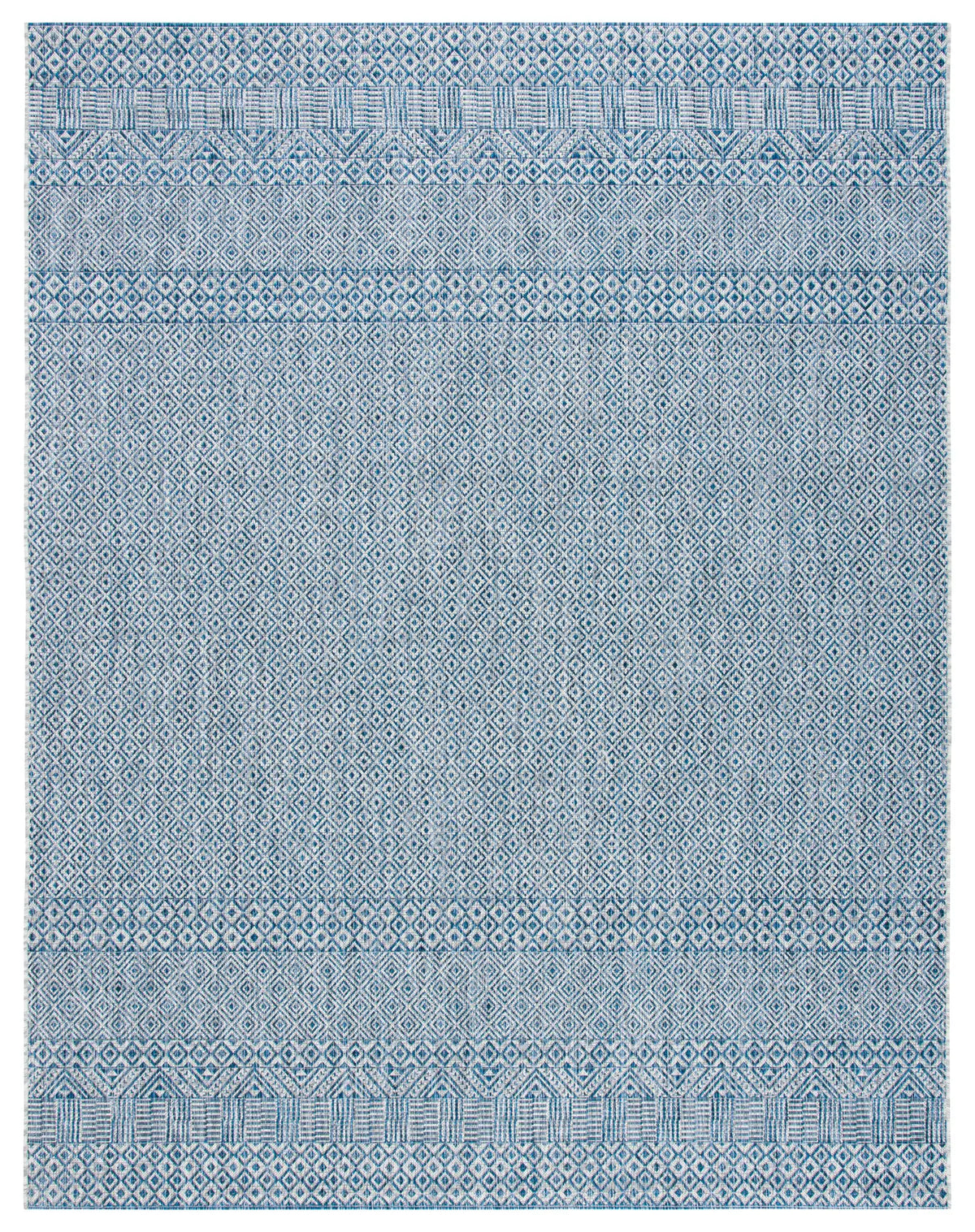 Safavieh Courtyard 10'-0" x 14'-0" Rug in Grey / Blue
