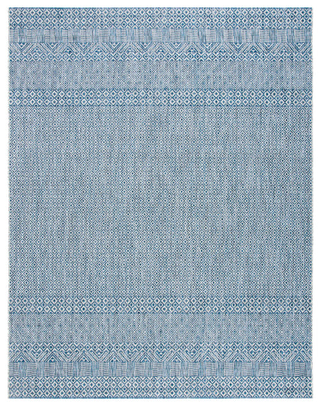 Safavieh Courtyard 10'-0" x 14'-0" Rug in Grey / Blue