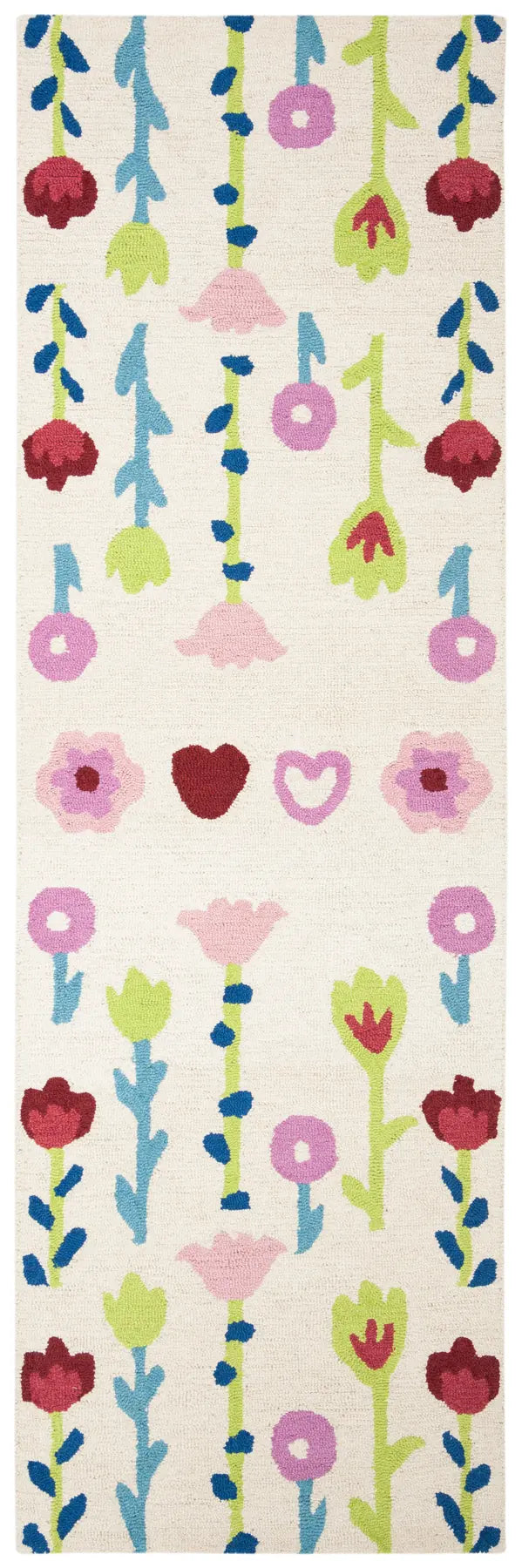 Safavieh Safavieh Kids 2'-6" x 8'-0" Rug in Ivory / Pink
