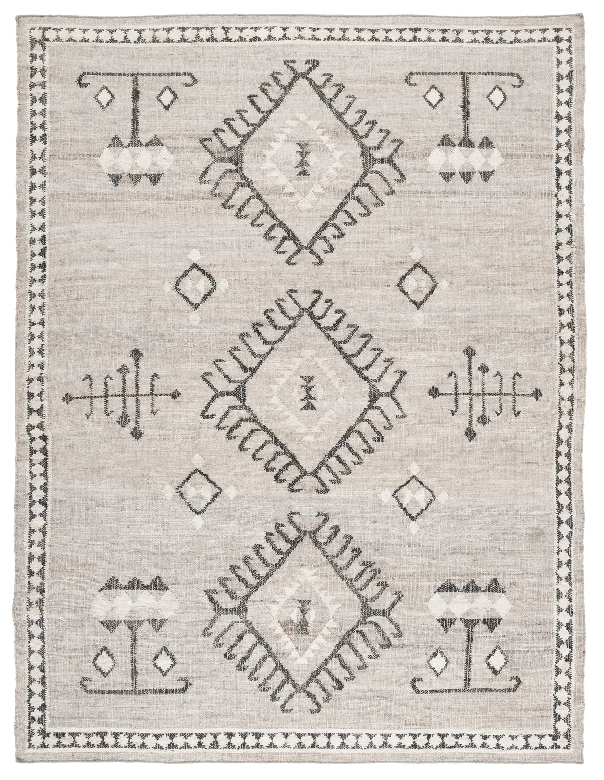Safavieh Kilim 10'-0" x 14'-0" Rug in Grey / Black