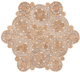 Safavieh Natural Fiber 5'-0" x 5'-0" Rug in Natural