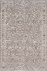 Dynamic Rugs Lara 14620 Power Loomed Traditional Brown/Grey Rug - Rectangular
