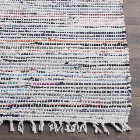 Safavieh Rag Rug 6'-0" x 9'-0" Rug in Ivory / Multi