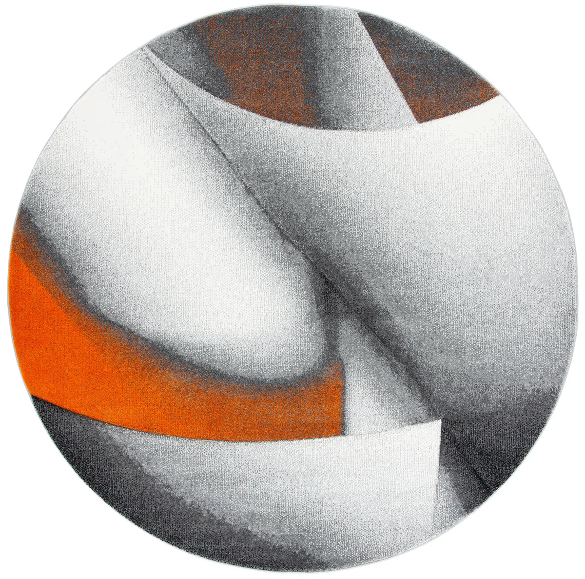 Safavieh Hollywood 6'-7" x 6'-7" Rug in Grey / Orange