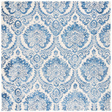 Safavieh Dip Dye 7'-0" x 7'-0" Rug in Blue / Ivory