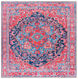 Safavieh Tucson 6'-0" x 6'-0" Rug in Navy / Red