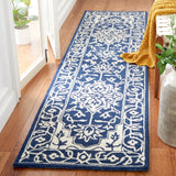 Safavieh Micro-Loop 2'-3" x 9'-0" Rug in Navy / Ivory