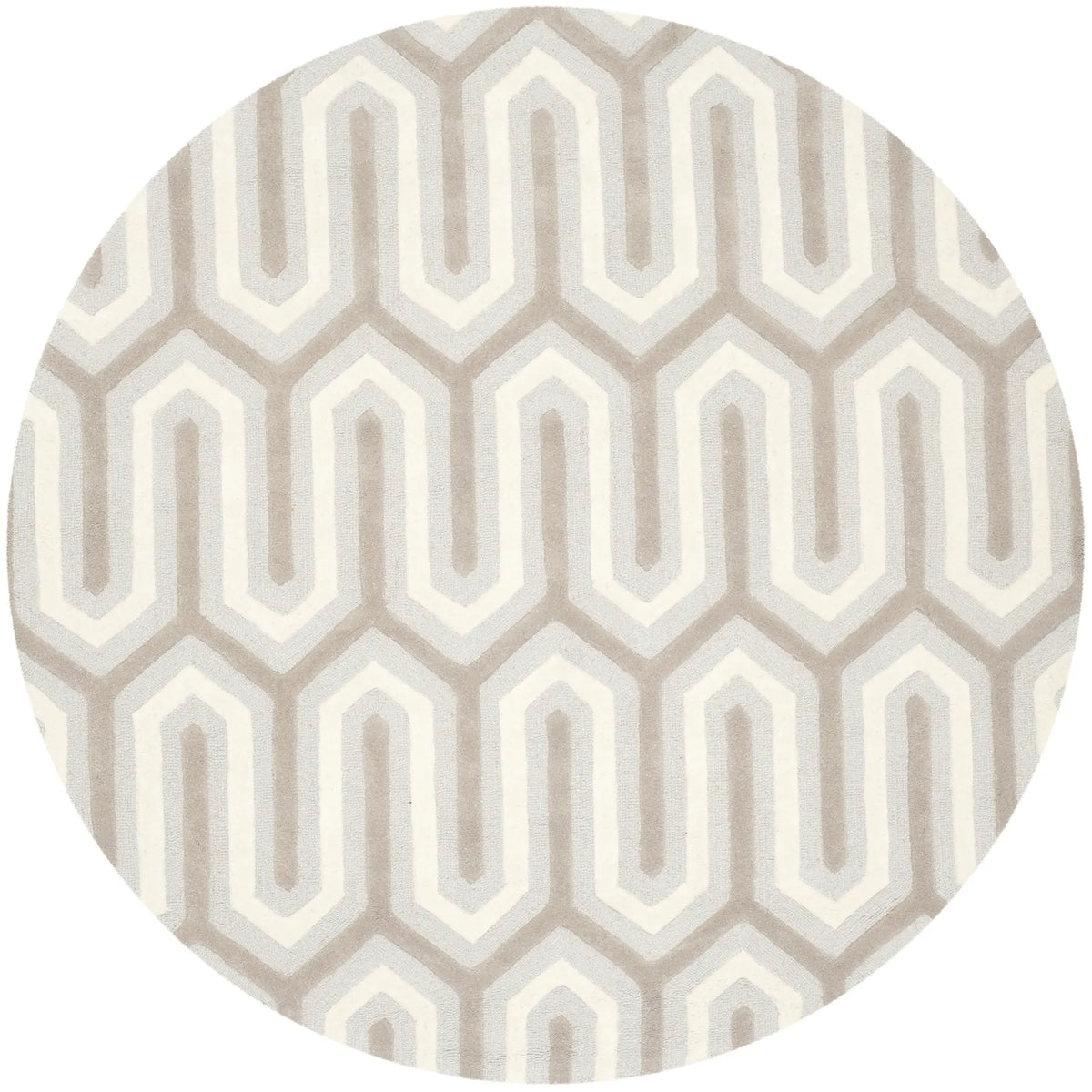 Safavieh Cambridge 6'-0" x 6'-0" Rug in Light Blue / Grey